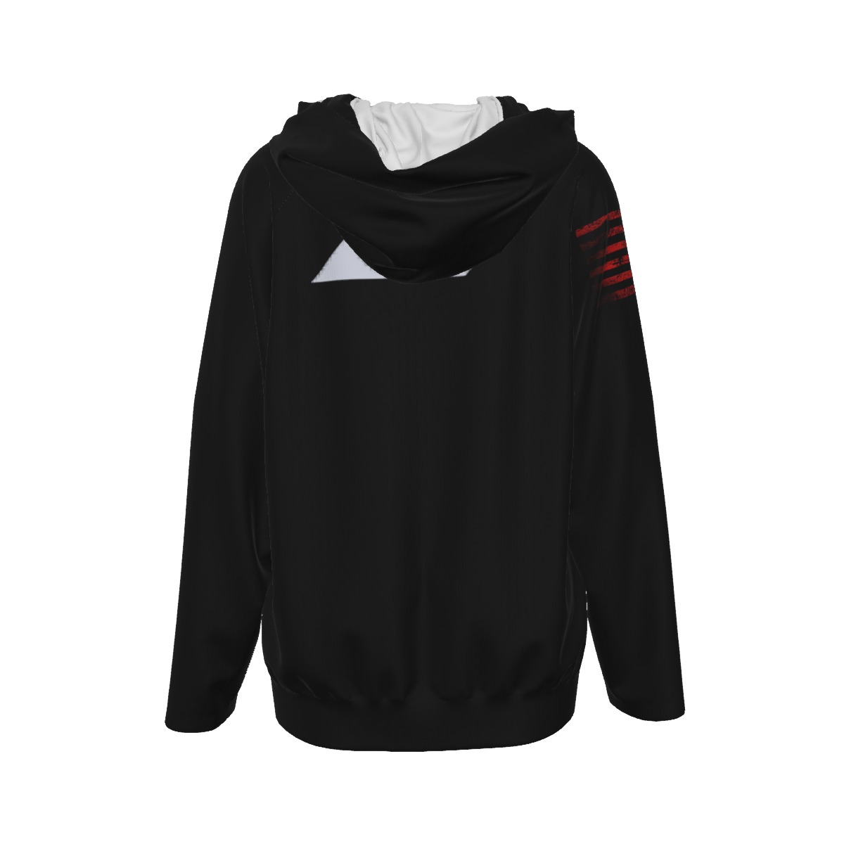 Pump Cover hoodie black w/red text - Image 2