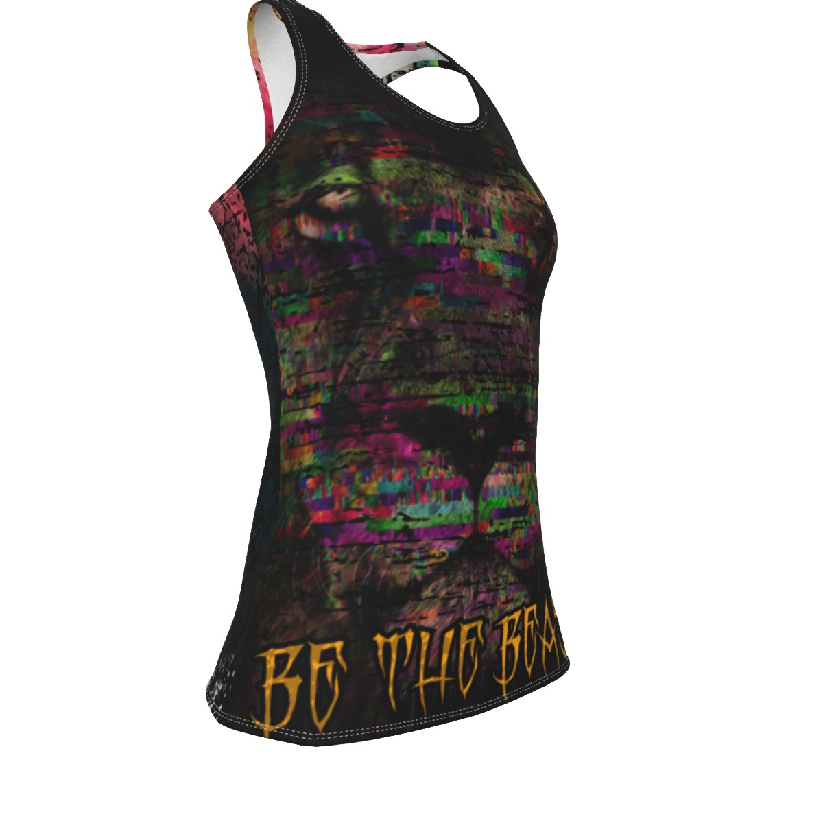 Be the beast Women's Racerback Tank Top - Image 3