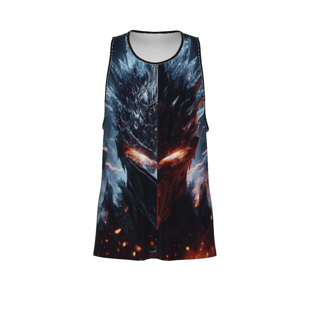 Fire knight mens workout tank - Image 4