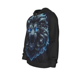 Lion unisex hoodie (black)