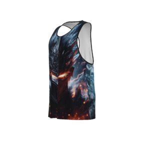Fire knight mens workout tank