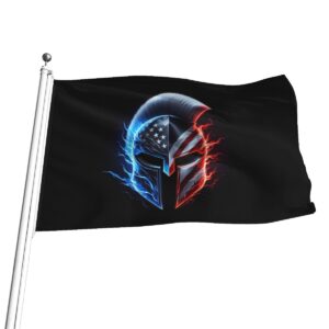 Spartan Patriotic Flag
