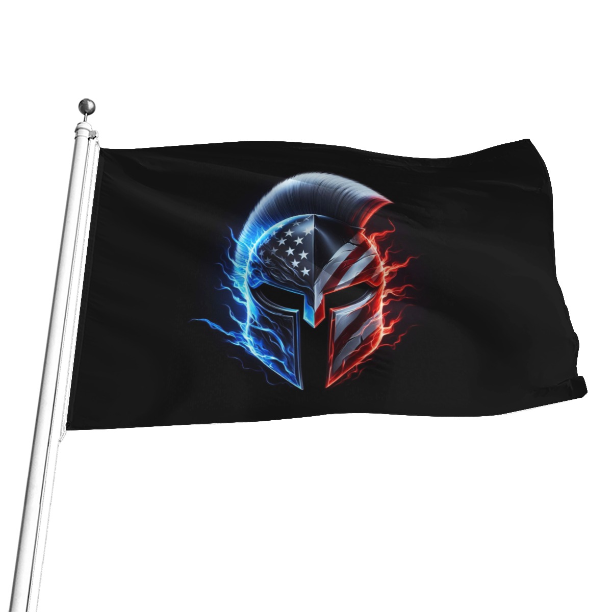 Spartan Patriotic Flag