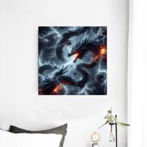 Dragon wall mural
