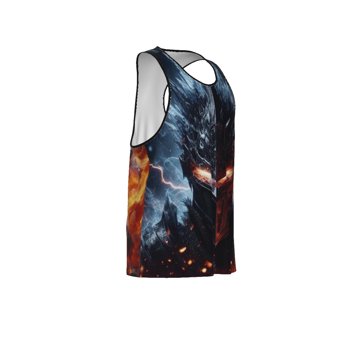 Fire knight mens workout tank - Image 2