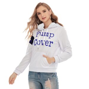 Pump Cover white w/purple text