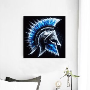Ice helmet Spartan wall mural