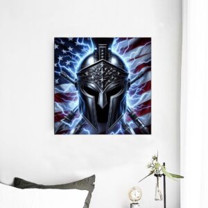 Gladiator Helmet Flag Wall Mural