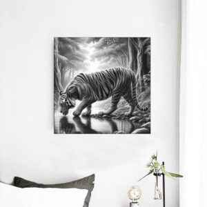 Tiger wall mural